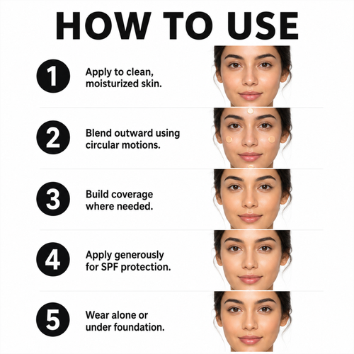 BB Cream with SPF - 9 Shades