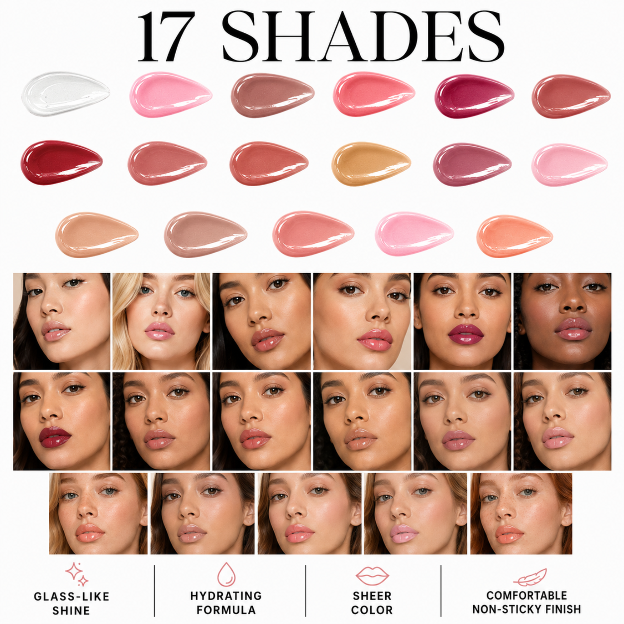 True Shine Lip Gloss - 17 Shades