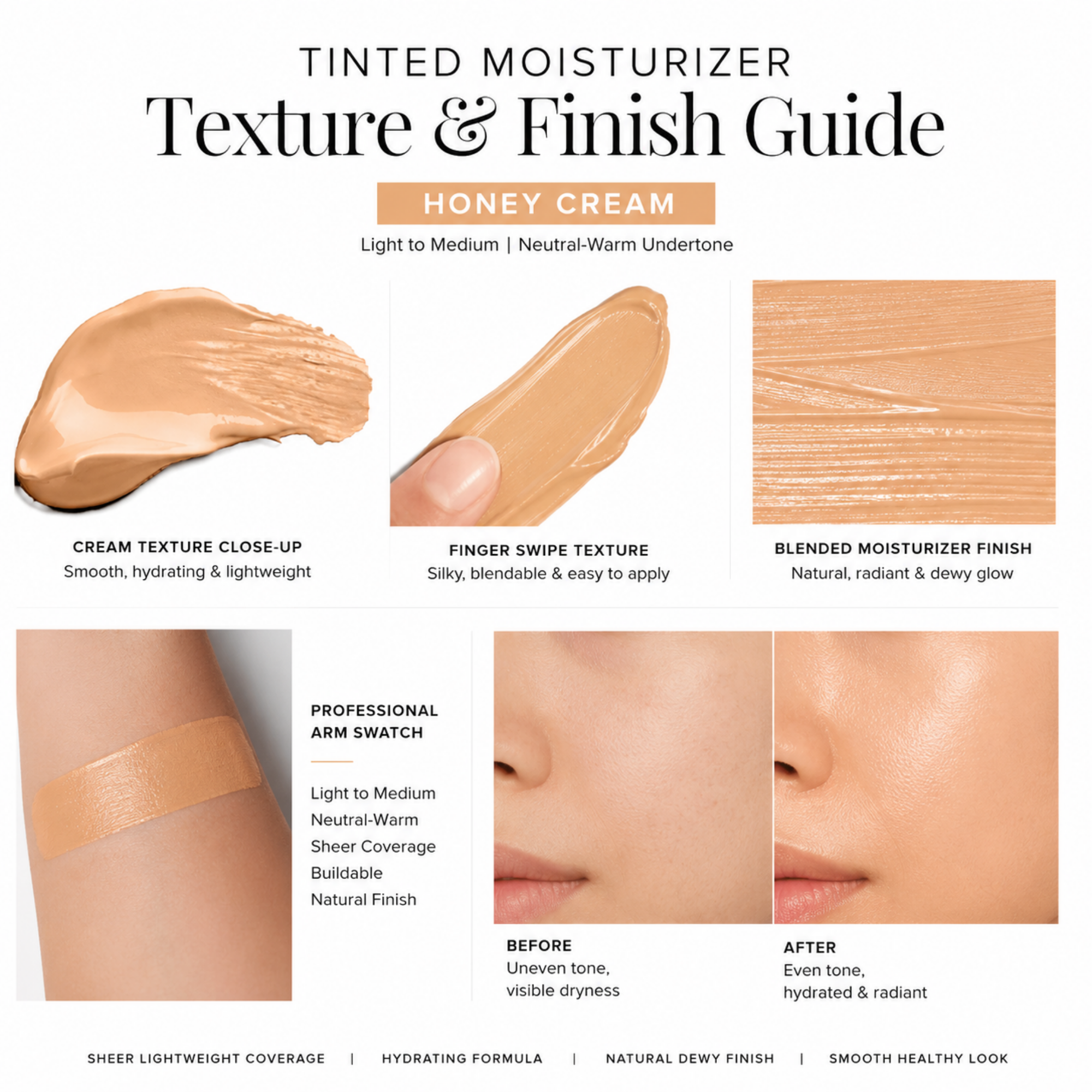 Tinted Moisturizer | Honey Cream