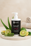Ingredient shot with aloe, bergamot, and lemon