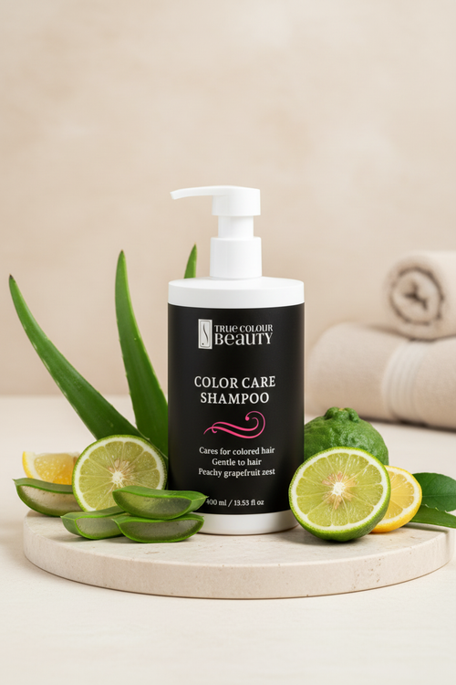 Ingredient shot with aloe, bergamot, and lemon
