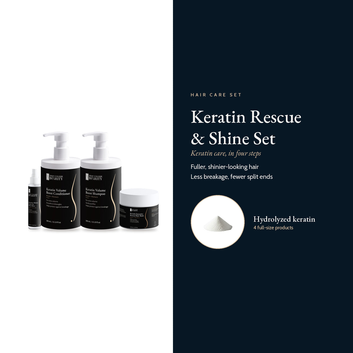 Keratin Rescue & Shine Set, hero image