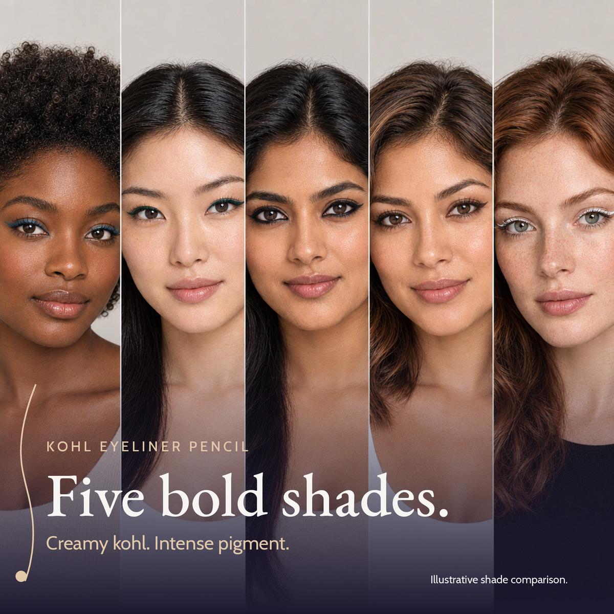 Kohl Eyeliner Pencil | 5 Bold Shades