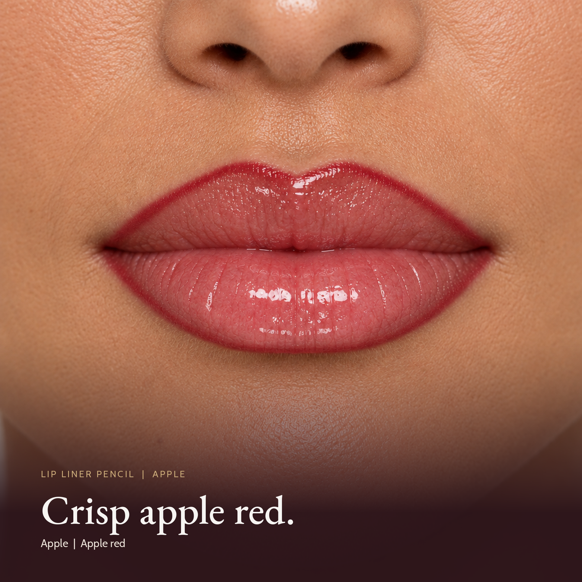 Model wearing Lip Liner Pencil - Apple