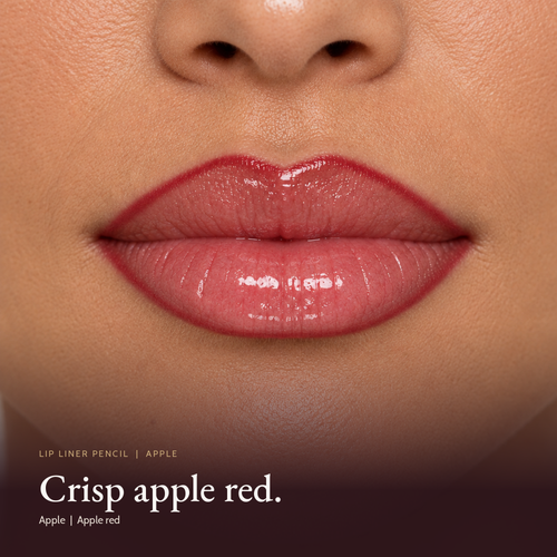 Model wearing Lip Liner Pencil - Apple