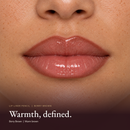 Model wearing Lip Liner Pencil - Berry Brown