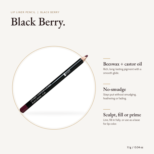Lip Liner Pencil - Black Berry product details and size