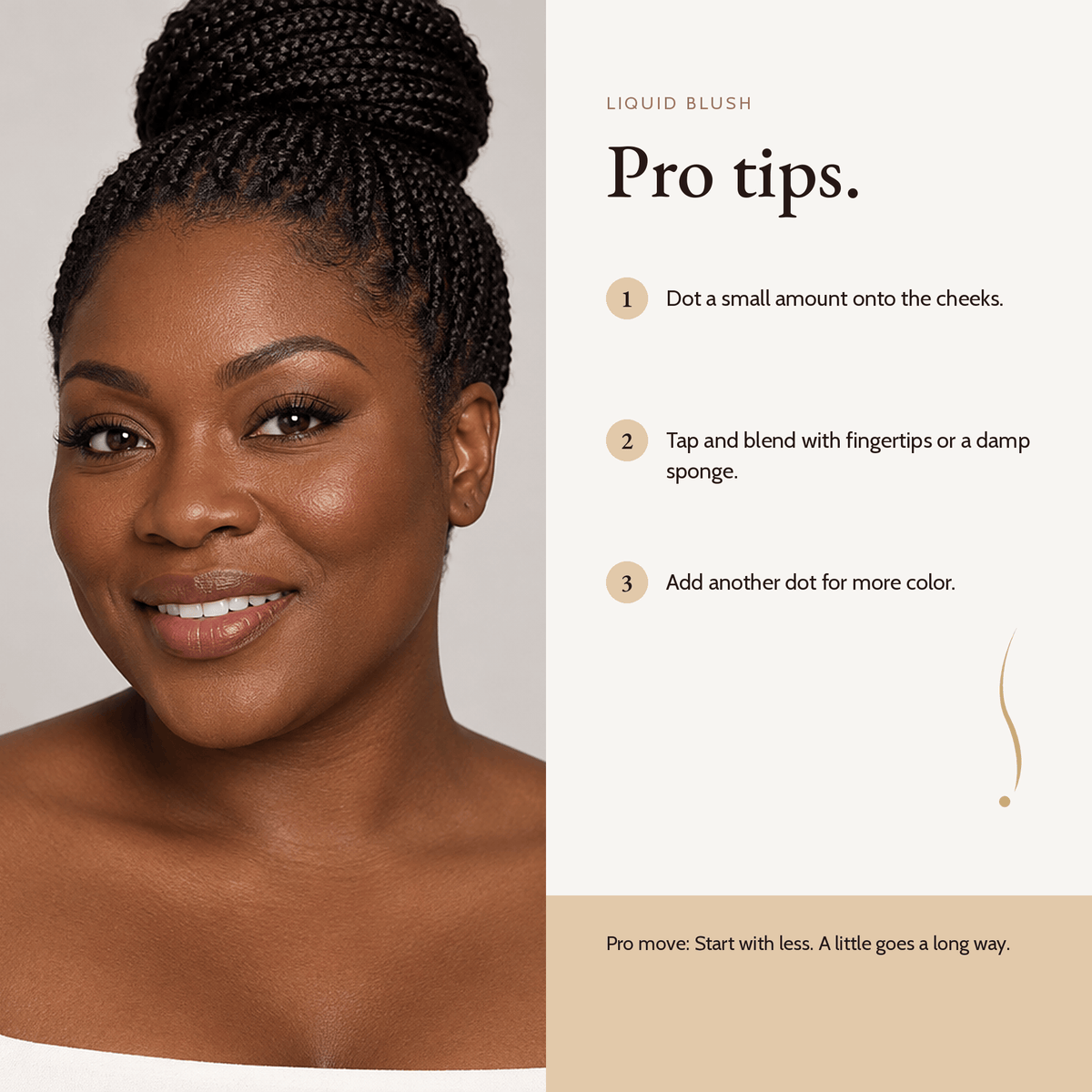 How to apply Liquid Blush, pro tips