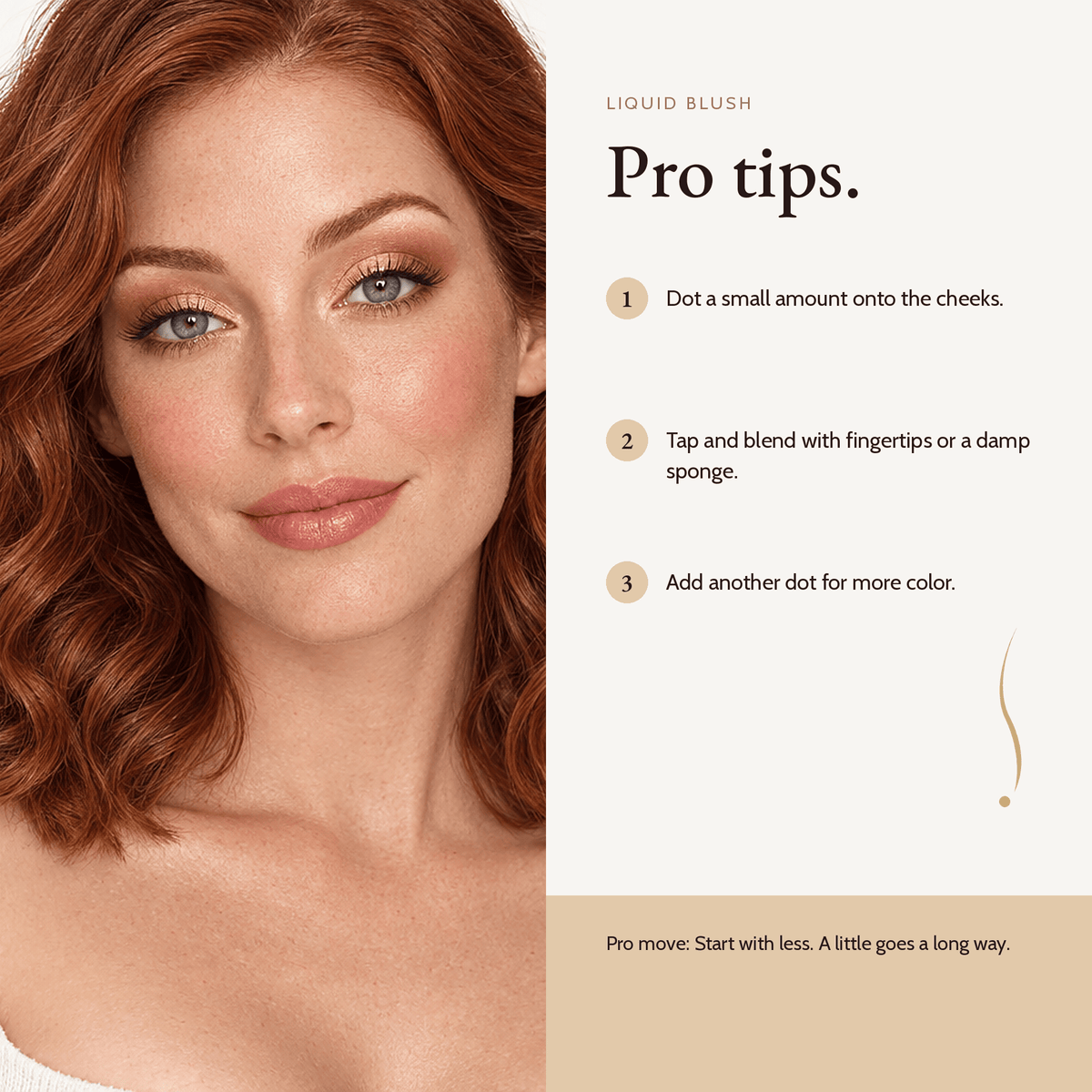 How to apply Liquid Blush, pro tips