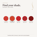 Liquid Blush shade chart with Peach Blossom selected