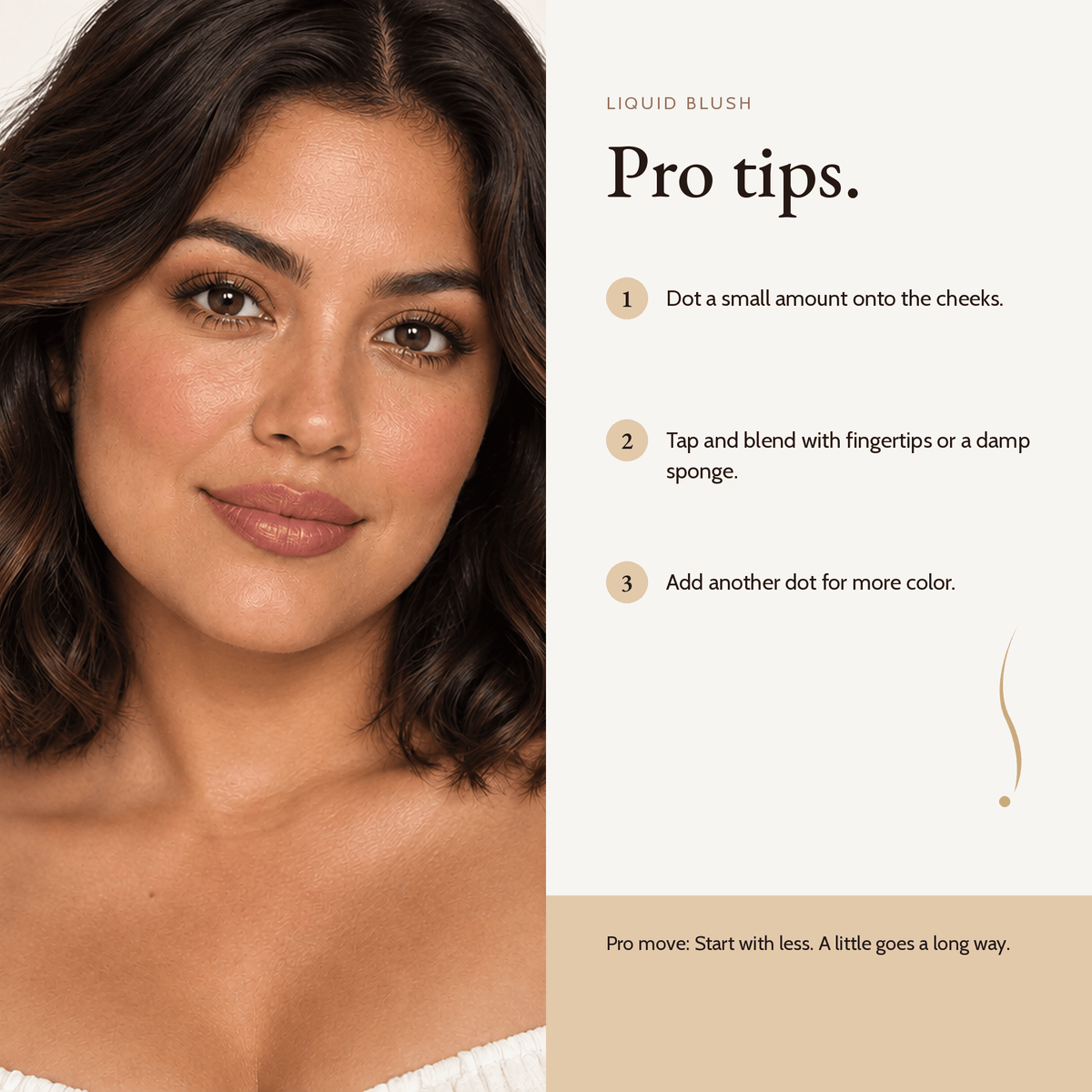 How to apply Liquid Blush, pro tips