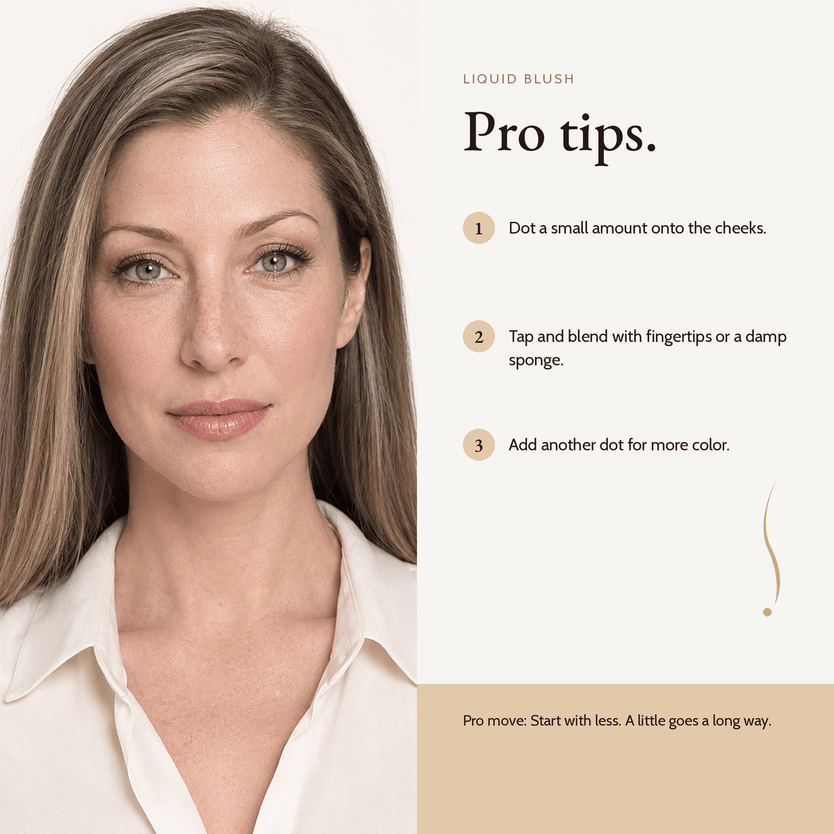 How to apply Liquid Blush, pro tips