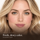 Close-up of model for Liquid Blush in Pink Cloud