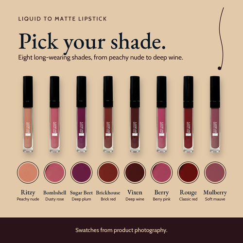 Liquid to Matte Lipstick
