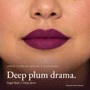 Model wearing Liquid to Matte Lipstick - Sugar Beet