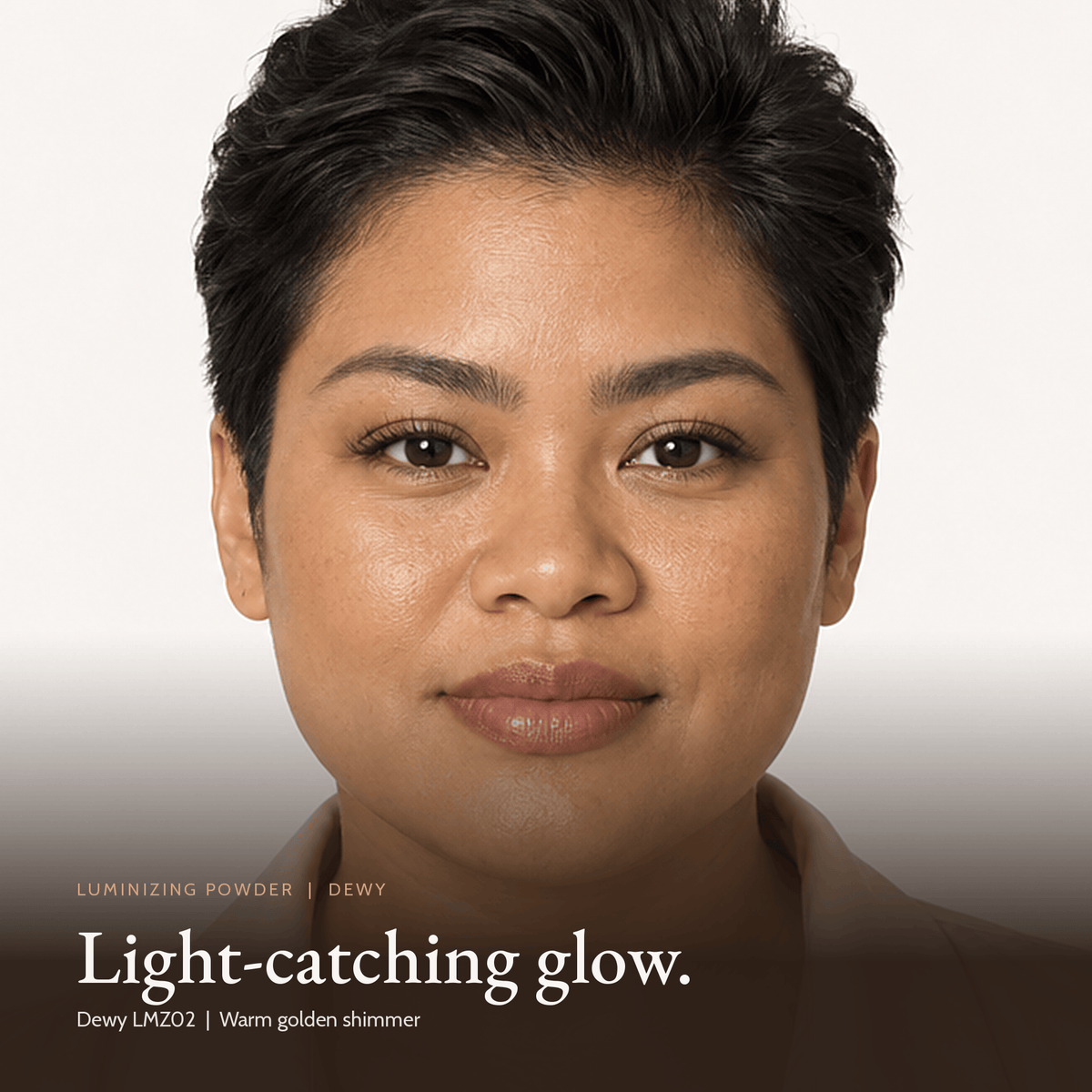 Close-up of model for Luminizing Powder in Dewy