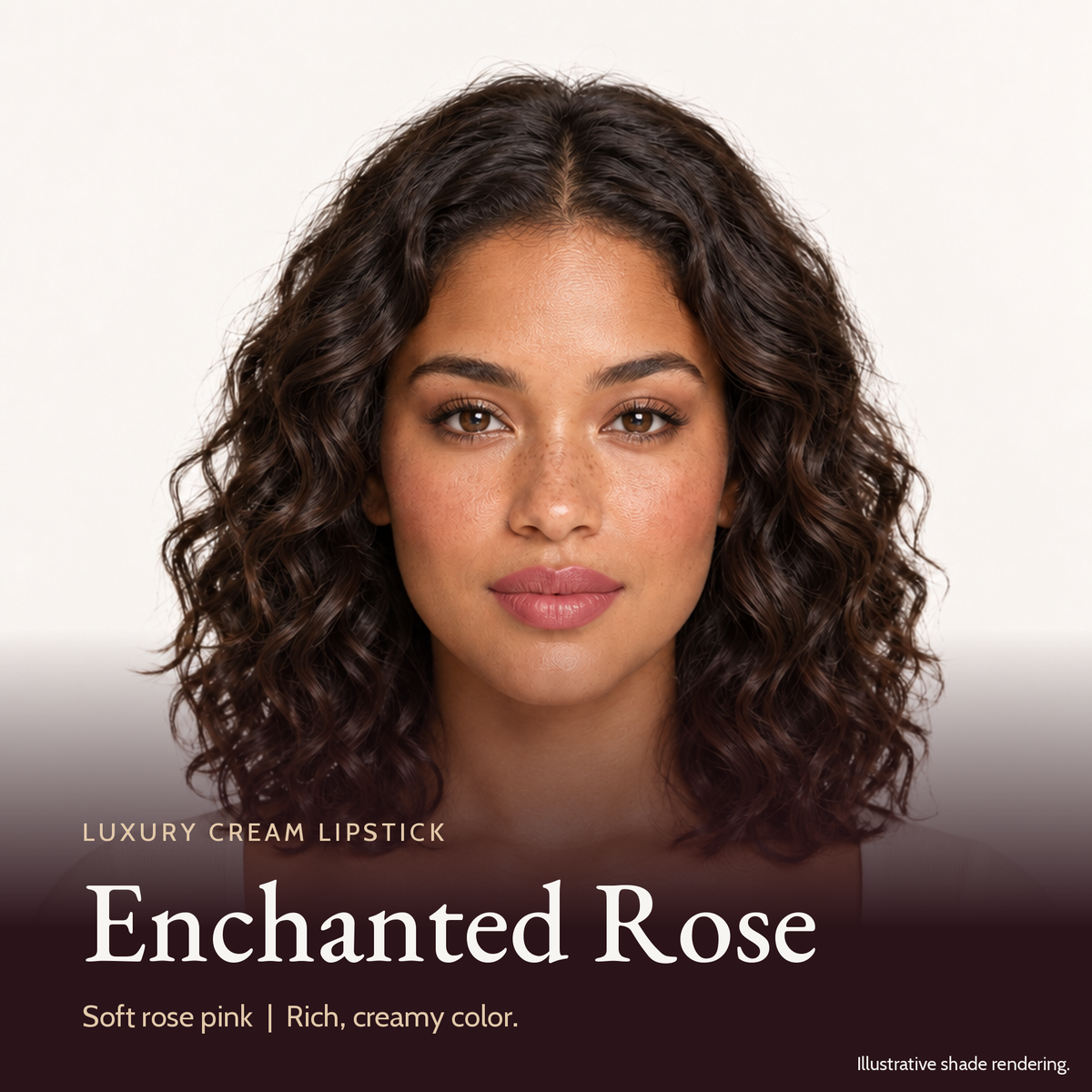 Luxury Cream Lipstick - Enchanted Rose