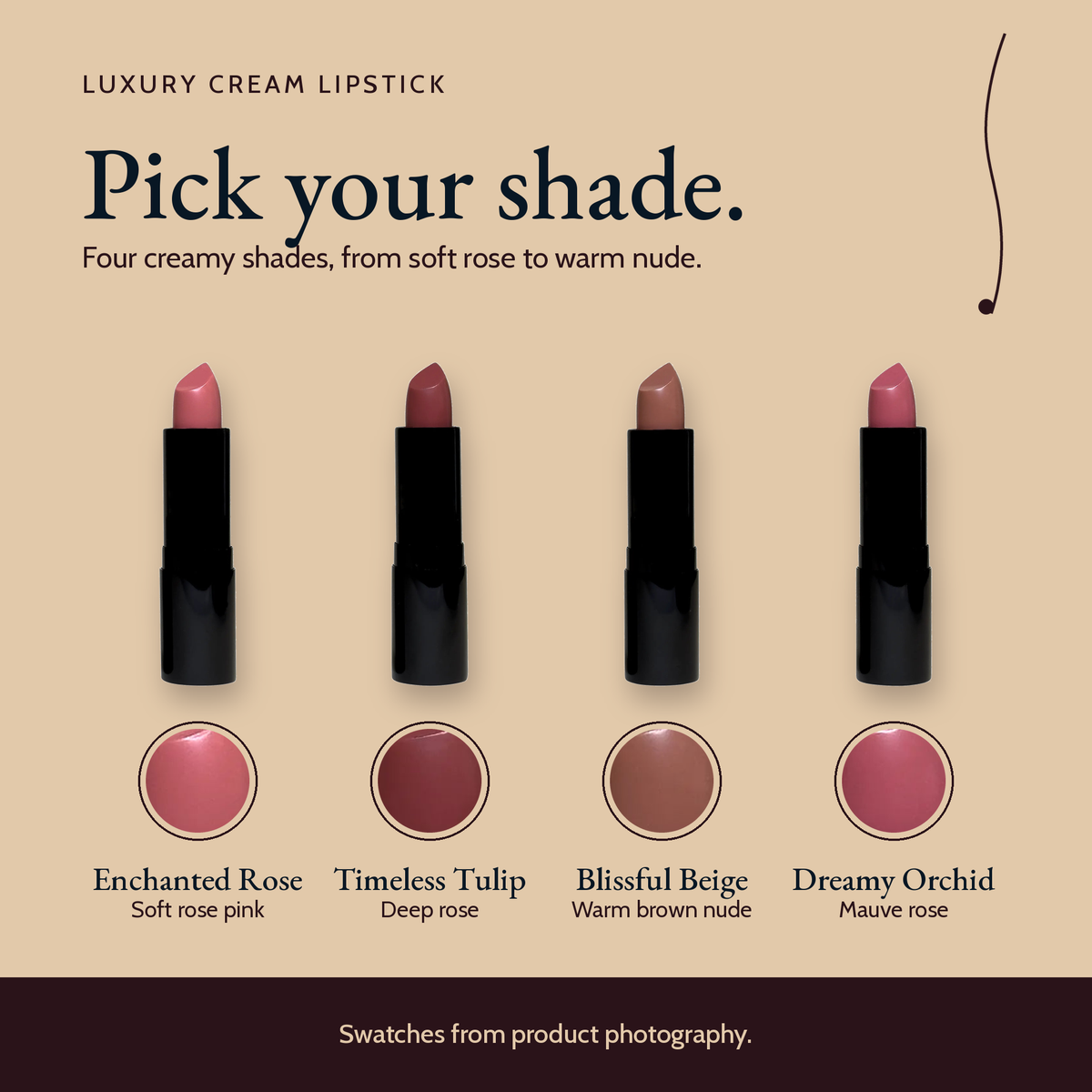 Luxury Cream Lipstick | Enriched with Argan Oil & Vitamin E
