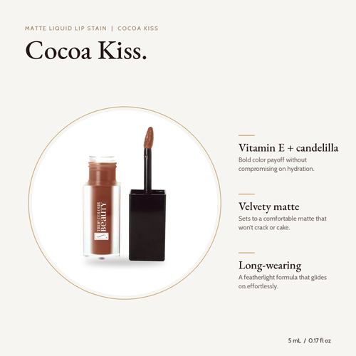 Matte Liquid Lip Stain - Cocoa Kiss product details and size