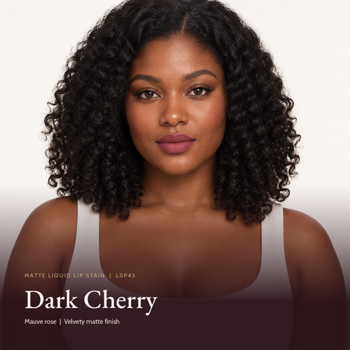 Matte Liquid Lip Stain - Dark Cherry by True Colour Beauty
