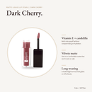 Matte Liquid Lip Stain - Dark Cherry product details and size