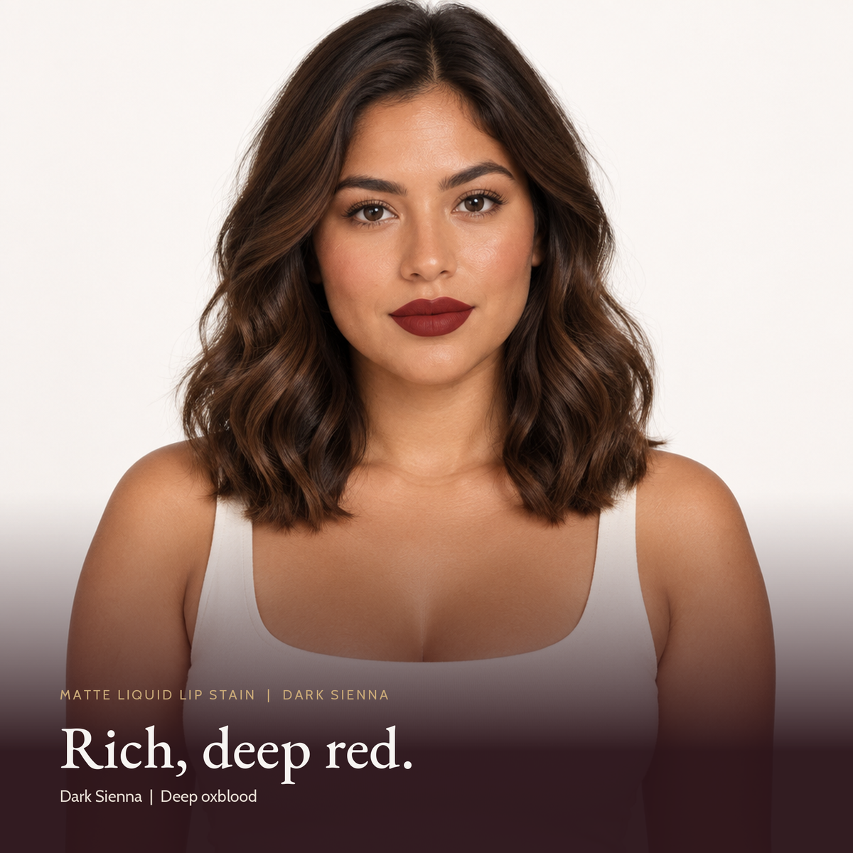 Matte Liquid Lip Stain - Deep Burgundy