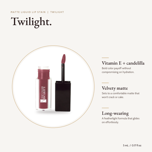Matte Liquid Lip Stain - Twilight product details and size