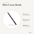 Mini Crease Brush product details and size