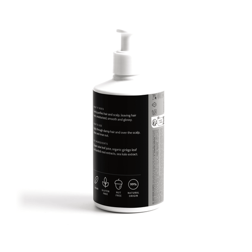 Moisturizing Shampoo, back of pack