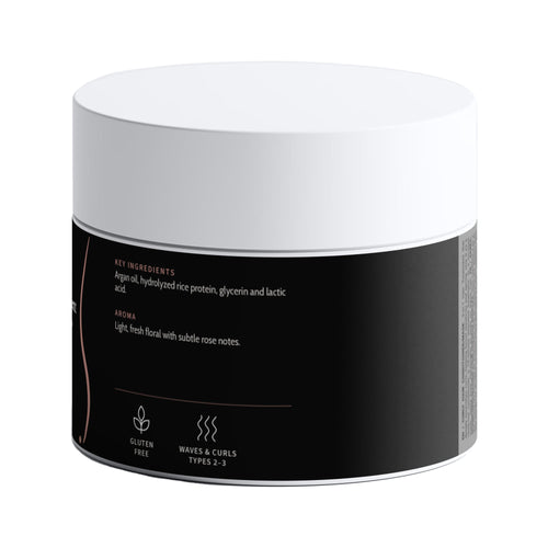 True Curl 3-in-1 Treatment, back of pack