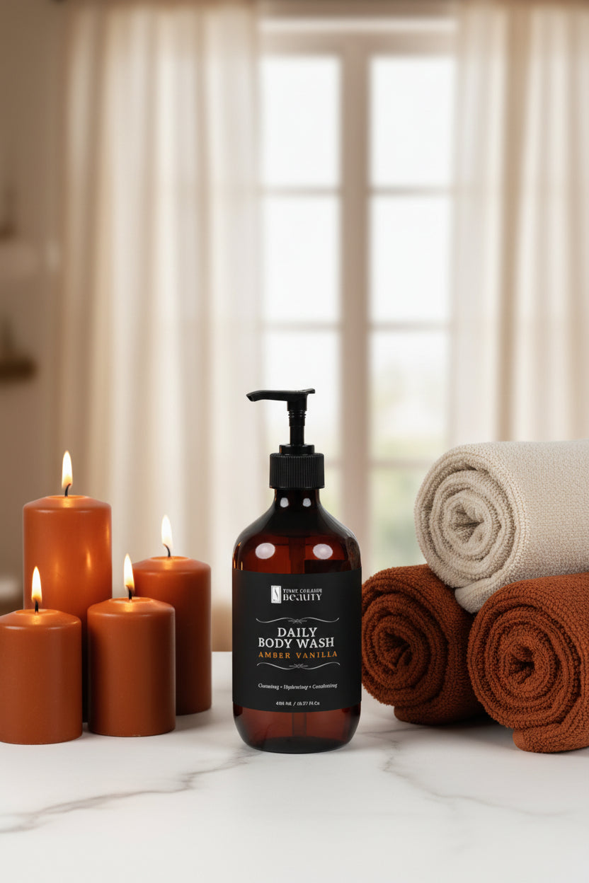 Daily Body Wash Amber Vanilla – Gentle Hydrating Body Wash