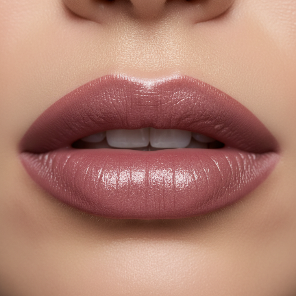 Perfect Plum Lip Closeup