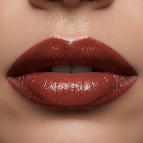 Plum Wine Lip Closeup