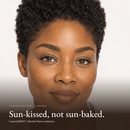 Close-up of model for Powder Bronzer in Caramel