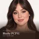 Model with Pro Cheek Palette in Blushy PCP51