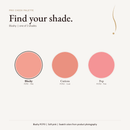 Pro Cheek Palette shade chart with Blushy selected