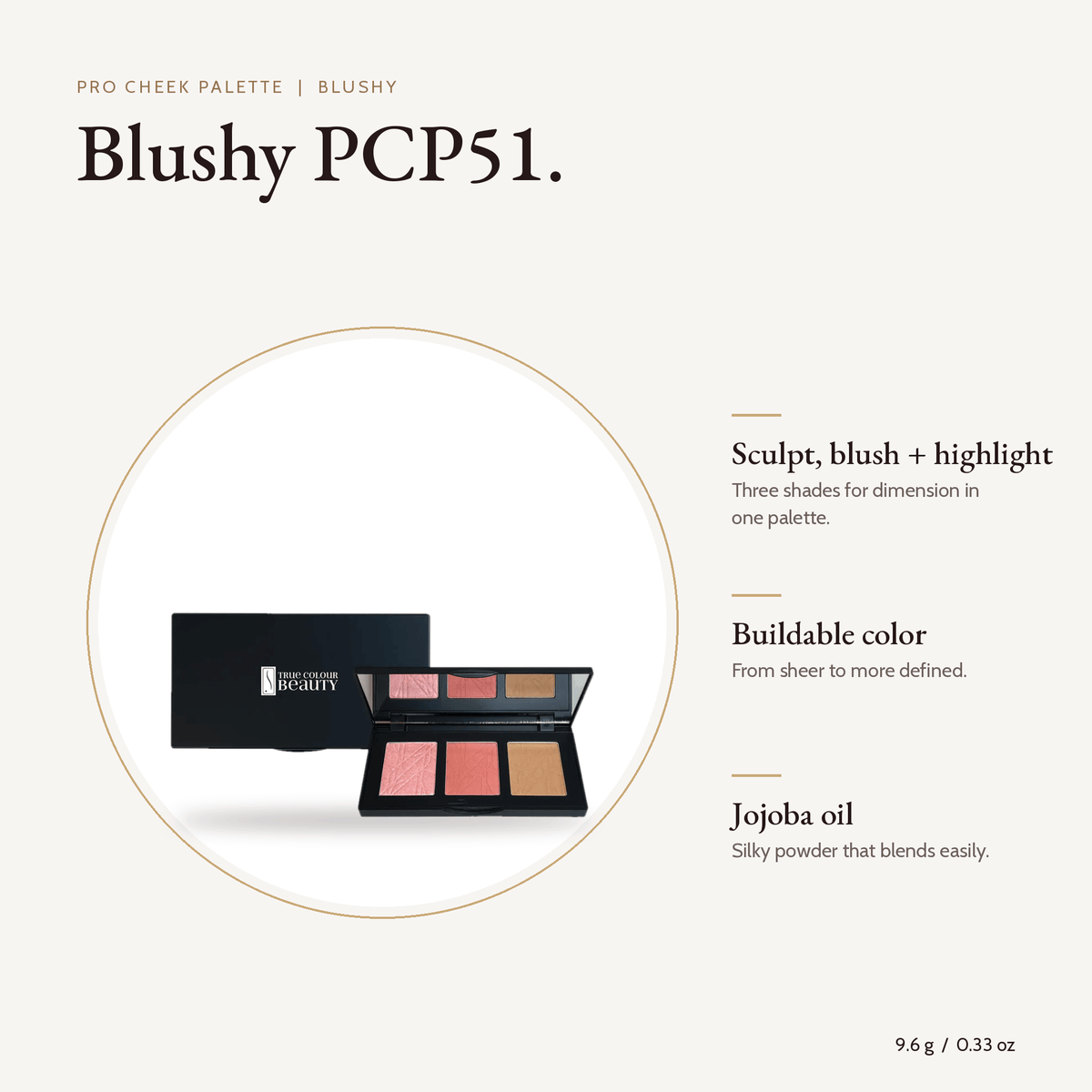 Pro Cheek Palette Blushy palette, 9.6 g with key benefits