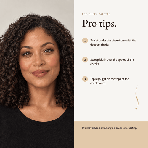 How to apply Pro Cheek Palette, pro tips