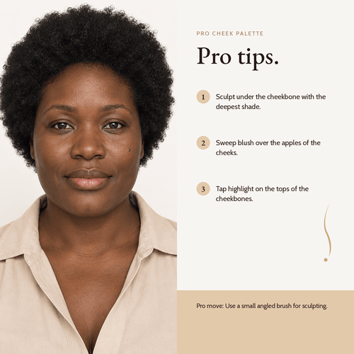 How to apply Pro Cheek Palette, pro tips