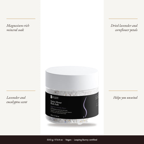 Quiet Hour Bath Salt with four benefits