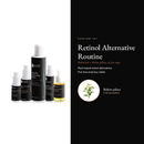 Retinol Alternative Routine, bakuchiol + bidens pilosa skincare set, hero image