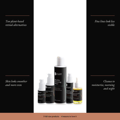 Retinol Alternative Routine with four benefits