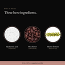 Three hero ingredients in Anti-Age Day Cream: hyaluronic acid, shea butter, marine ferment