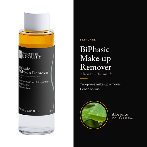 BiPhasic Make-up Remover, 100 mL / 3.38 fl oz: aloe juice + chamomile, hero image
