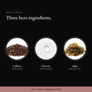 Three hero ingredients in Caffeine Gel Booster: caffeine, glycerin, algin