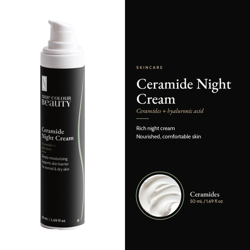 Ceramide Night Cream, 50 mL / 1.69 fl oz: ceramides + hyaluronic acid, hero image