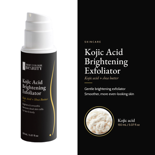 Kojic Acid Brightening Exfoliator, 150 mL / 5.07 fl oz: kojic acid + shea butter, hero image