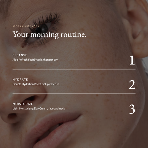 Your morning routine with Light Moisturizing Day Cream