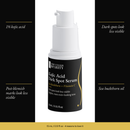 Kojic Acid Dark Spot Serum with four benefits: 1% kojic acid, dark spots look less visible, post-blemish marks look less visible, sea buckthorn oil