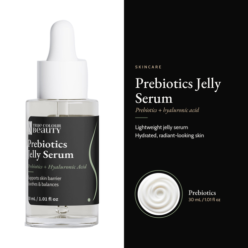 Prebiotics Jelly Serum, 30 mL / 1.01 fl oz: prebiotics + hyaluronic acid, hero image